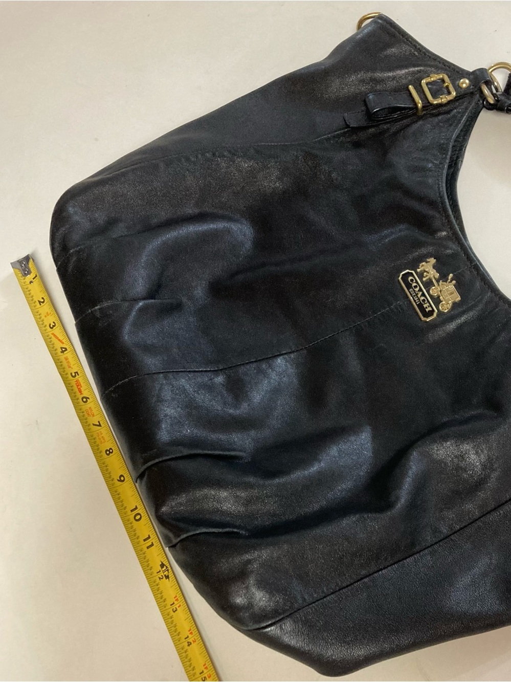 Coach Vintage Black Hobo Bag - Picture 11 of 12